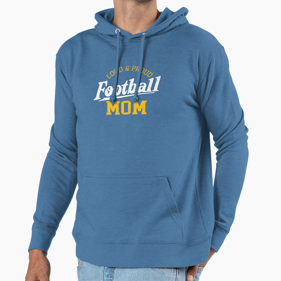 Football Mom T-Shirt - Graphic Print Men Women - T-Shirt, Sweatshirt, Hoodie