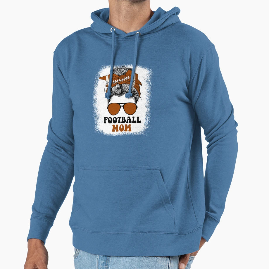Fantasy Football Mom Life Game Day Hoodie - Graphic Print for Adults - T-Shirt, Sweatshirt, Hoodie