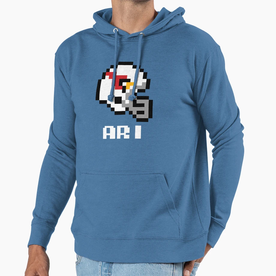 Arizona Cardinals Tecmo Super Bowl Hoodie - Custom Art Print Men Women - T-Shirt, Sweatshirt, Hoodie