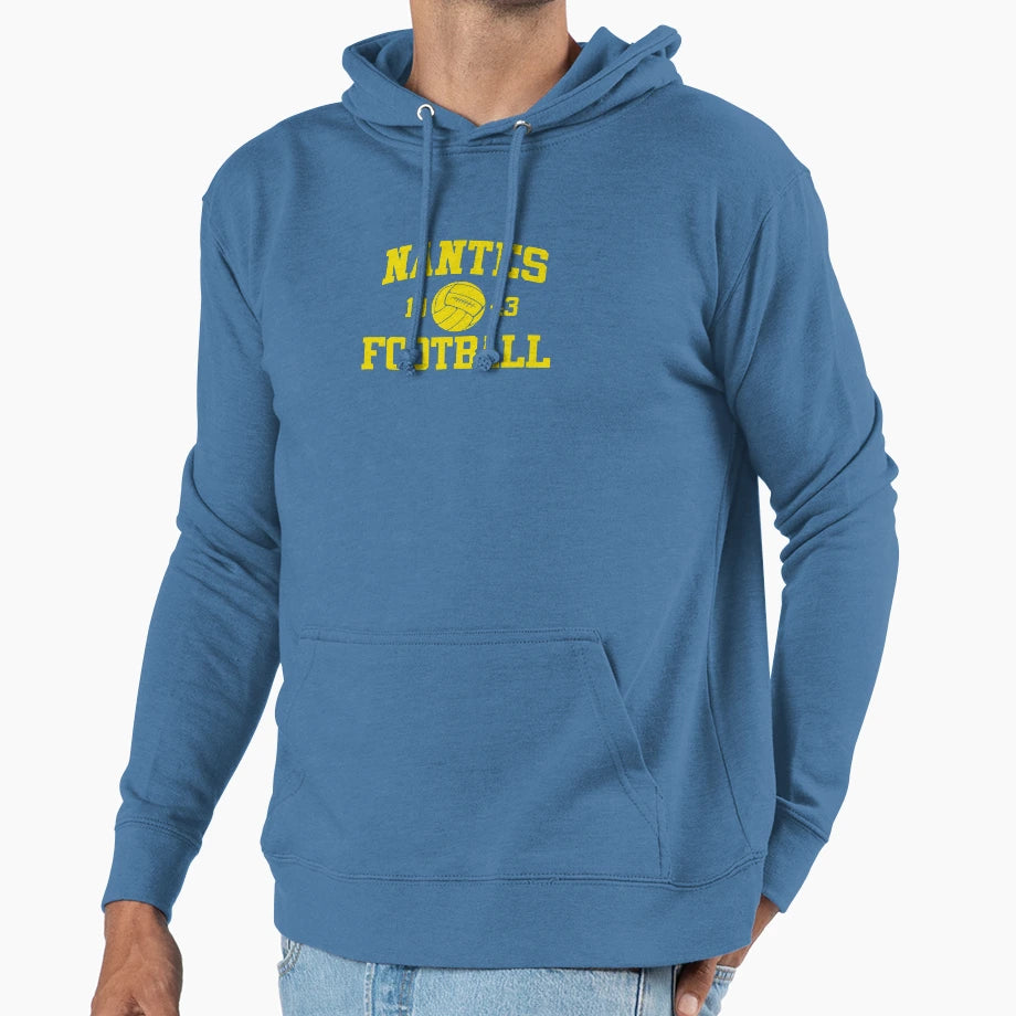 Nantes Football Athletic College 2 Color Hoodie - Minimalist Print Unisex - T-Shirt, Sweatshirt, Hoodie