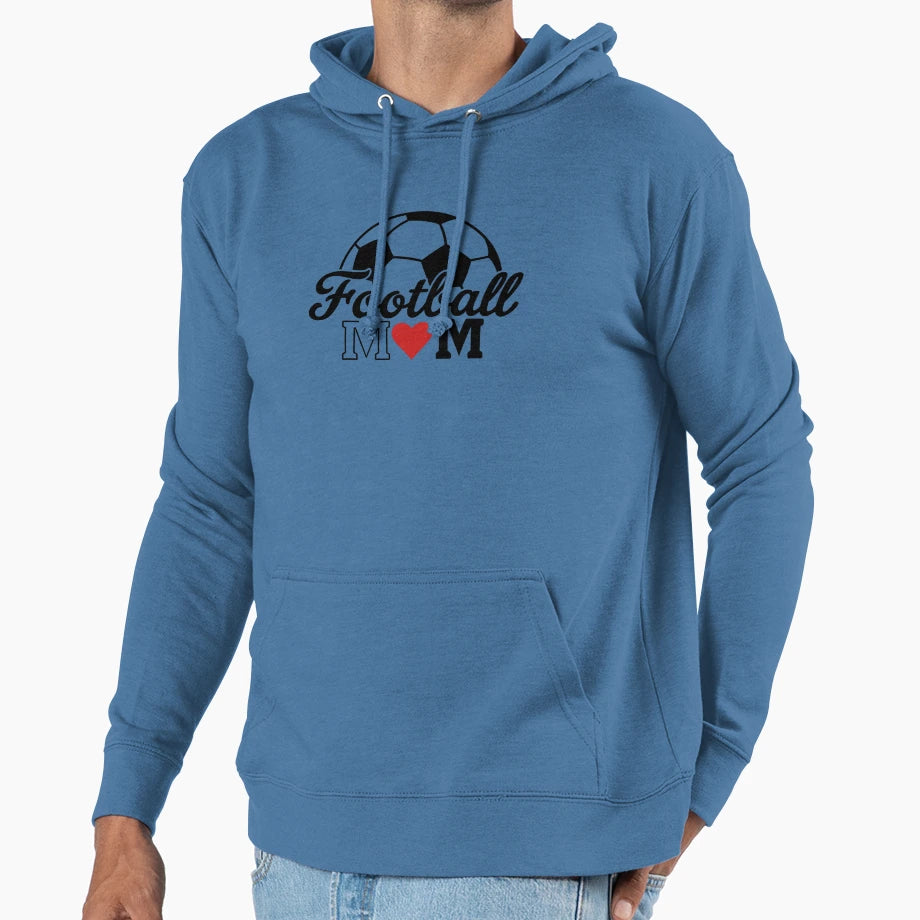Football Mom Mothers Day Hoodie - Novelty Apparel for Adults - T-Shirt, Sweatshirt, Hoodie