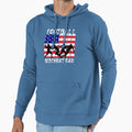 American Football Theme Birthday Dad Hoodie - Aesthetic Graphic for Adults - T-Shirt, Sweatshirt, Hoodie