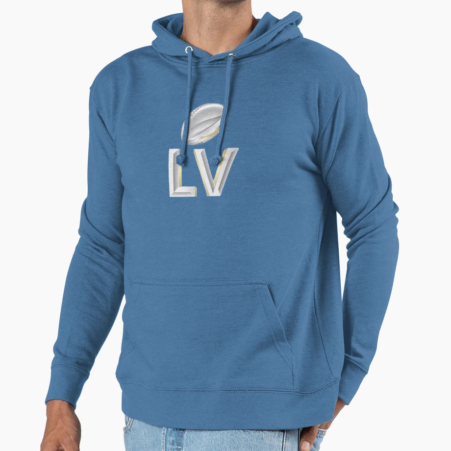 Silver Super Bowl Lv Hoodie - Aesthetic Graphic Unisex - T-Shirt, Sweatshirt, Hoodie