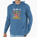 Family Thanksgiving Pie Football Hoodie - Streetwear Style for Adults - T-Shirt, Sweatshirt, Hoodie