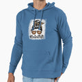 Bleached Football Mom Life Leopard Hoodie - Aesthetic Graphic Men Women - T-Shirt, Sweatshirt, Hoodie