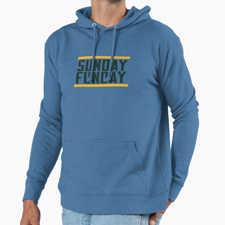 Sunday Funday Hoodie - Graphic Print Men Women - T-Shirt, Sweatshirt, Hoodie