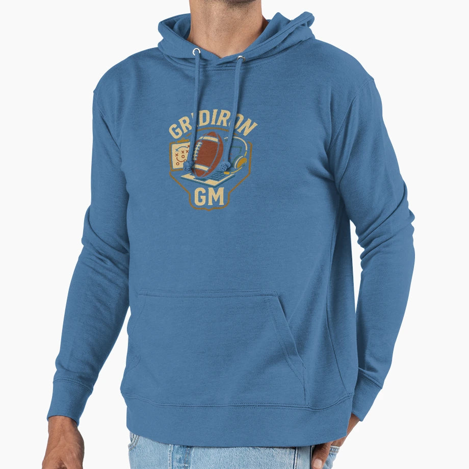 Gridiron Gm Hoodie - Novelty Apparel for Adults - T-Shirt, Sweatshirt, Hoodie