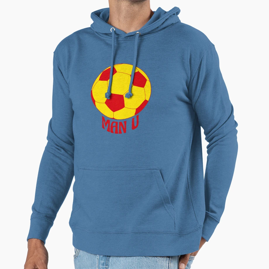 Manchesterr United Hoodie - Minimalist Print for Adults - T-Shirt, Sweatshirt, Hoodie