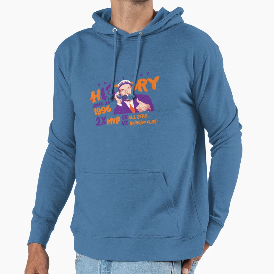 Steve Nash History Hoodie - Novelty Apparel for Adults - T-Shirt, Sweatshirt, Hoodie
