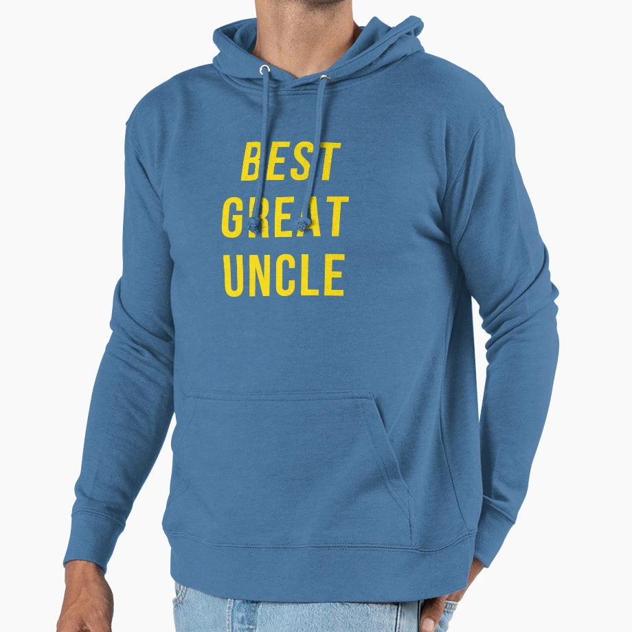 Best Great Uncle Hoodie - Custom Art Print for Adults - T-Shirt, Sweatshirt, Hoodie