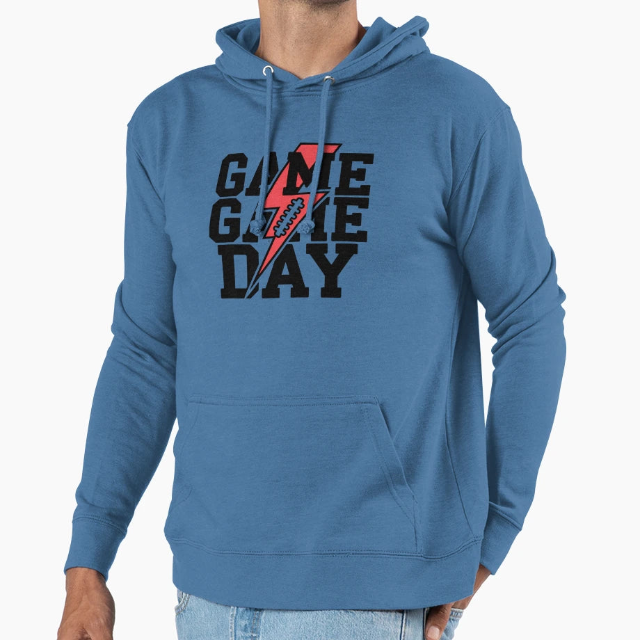 Electric Game Day Hoodie - Streetwear Style Men Women - T-Shirt, Sweatshirt, Hoodie