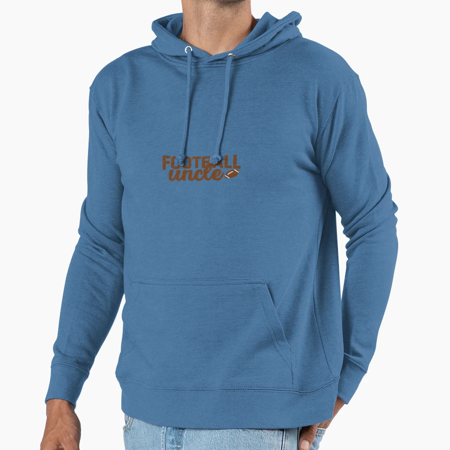 Football Uncle Hoodie - Fun Novelty Design Men Women - T-Shirt, Sweatshirt, Hoodie