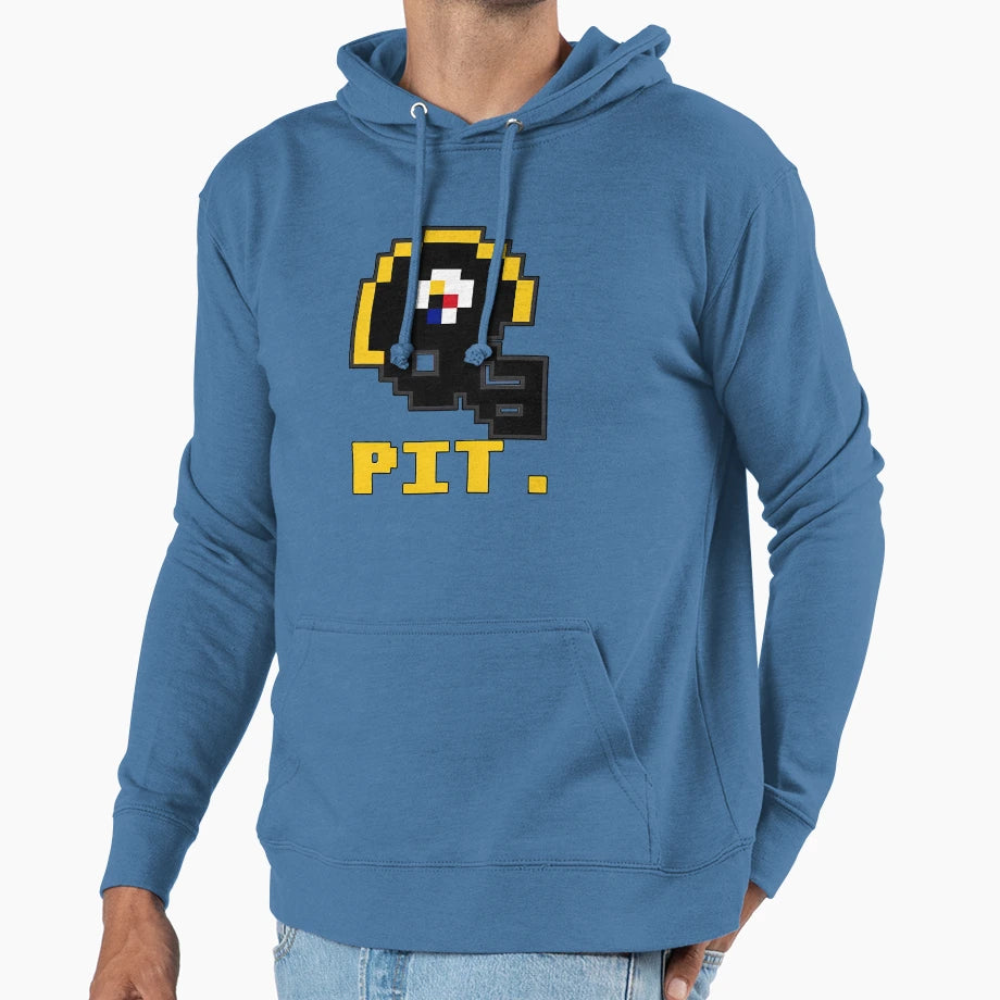Pittsburgh Football Tecmo Bowl Video T-Shirt - Graphic Print for Adults - T-Shirt, Sweatshirt, Hoodie