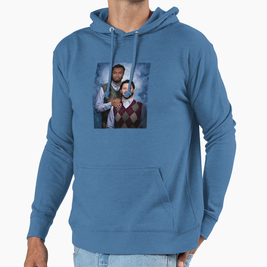 JA And James Cook Step Brothers Hoodie - Novelty Apparel Unisex - T-Shirt, Sweatshirt, Hoodie