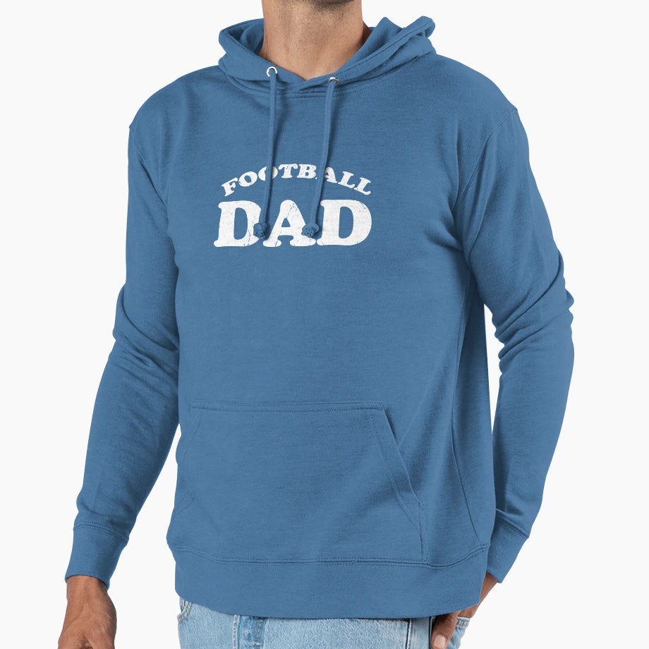 Football Dad Gift Proud Father T-Shirt - Aesthetic Graphic Unisex - T-Shirt, Sweatshirt, Hoodie