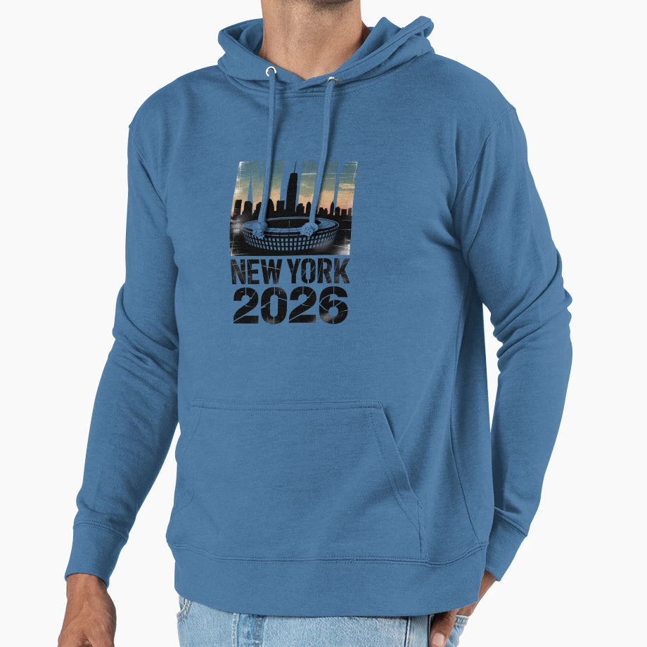 New York 2026 Metlife Stadium Skyline T-Shirt - Streetwear Style Men Women - T-Shirt, Sweatshirt, Hoodie