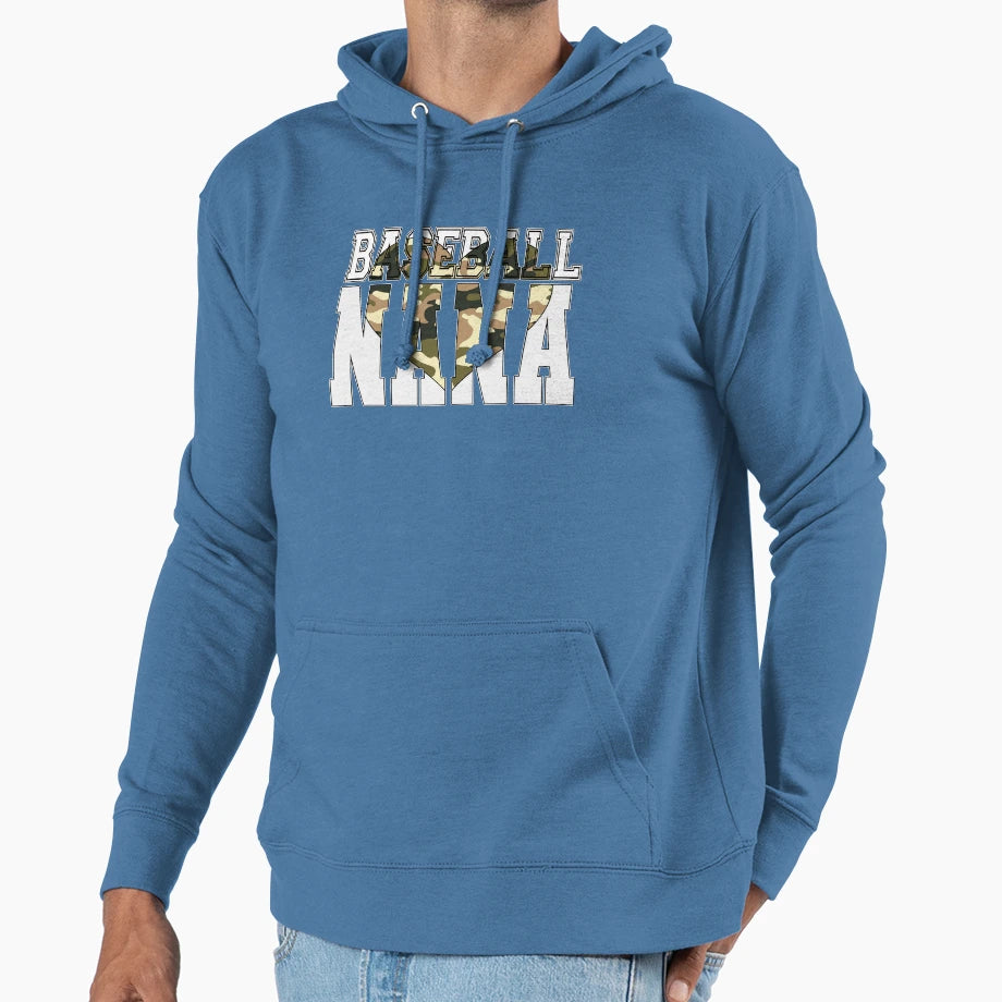 Baseball Nana Camo Heart T-Shirt - Unique Graphic for Adults - T-Shirt, Sweatshirt, Hoodie