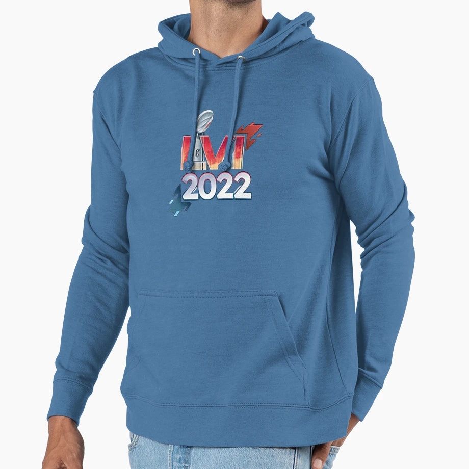 Superbowl 2022 Fan Hoodie - Minimalist Print for Adults - T-Shirt, Sweatshirt, Hoodie