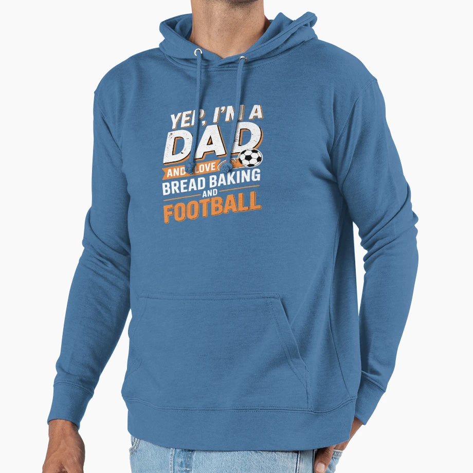 Dad Who Bakes Bread And Loves Hoodie - Aesthetic Graphic for Adults - T-Shirt, Sweatshirt, Hoodie