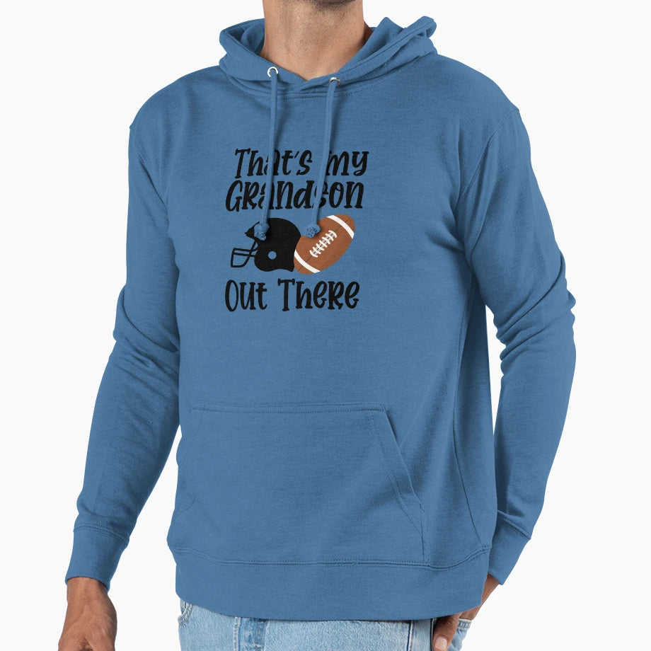 Thats My Grandson There Out There Hoodie - Minimalist Print Unisex - T-Shirt, Sweatshirt, Hoodie