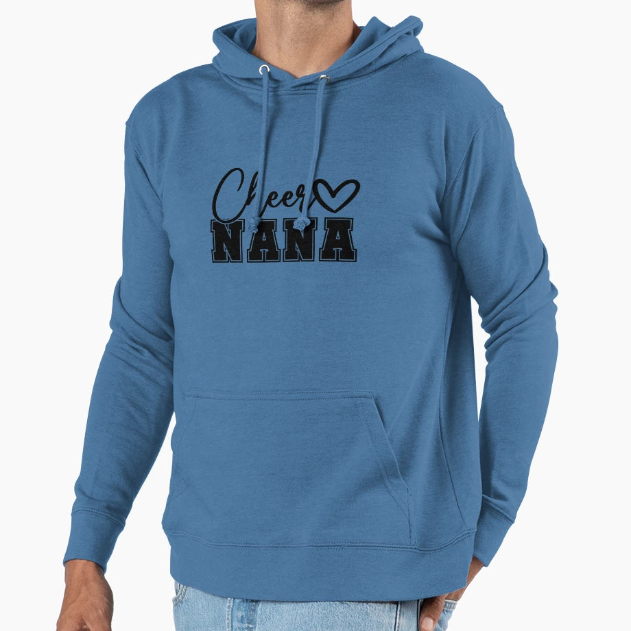 Cheer Nana Hoodie - Casual Everyday Wear for Adults - T-Shirt, Sweatshirt, Hoodie