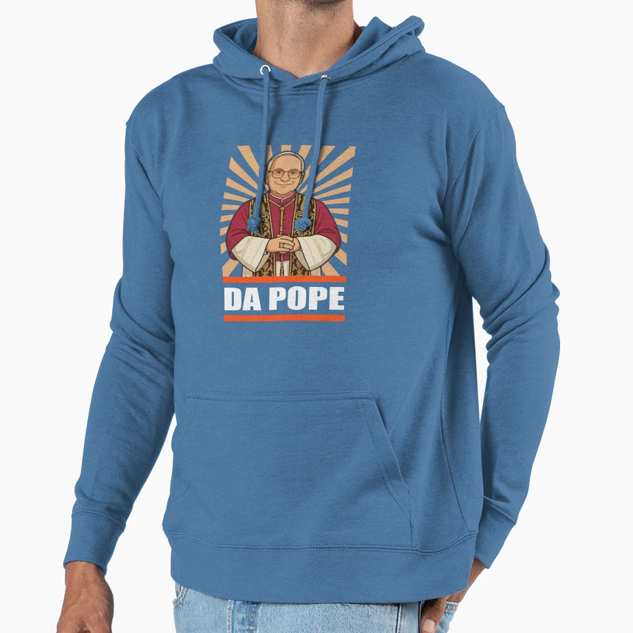 Pope Leo Xiv Da Pope Hoodie - Streetwear Style Men Women - T-Shirt, Sweatshirt, Hoodie