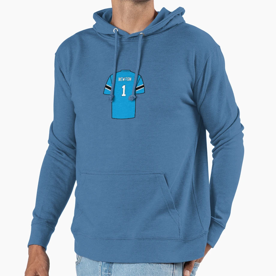 Cam Newton Jersey Hoodie - Graphic Print for Adults - T-Shirt, Sweatshirt, Hoodie