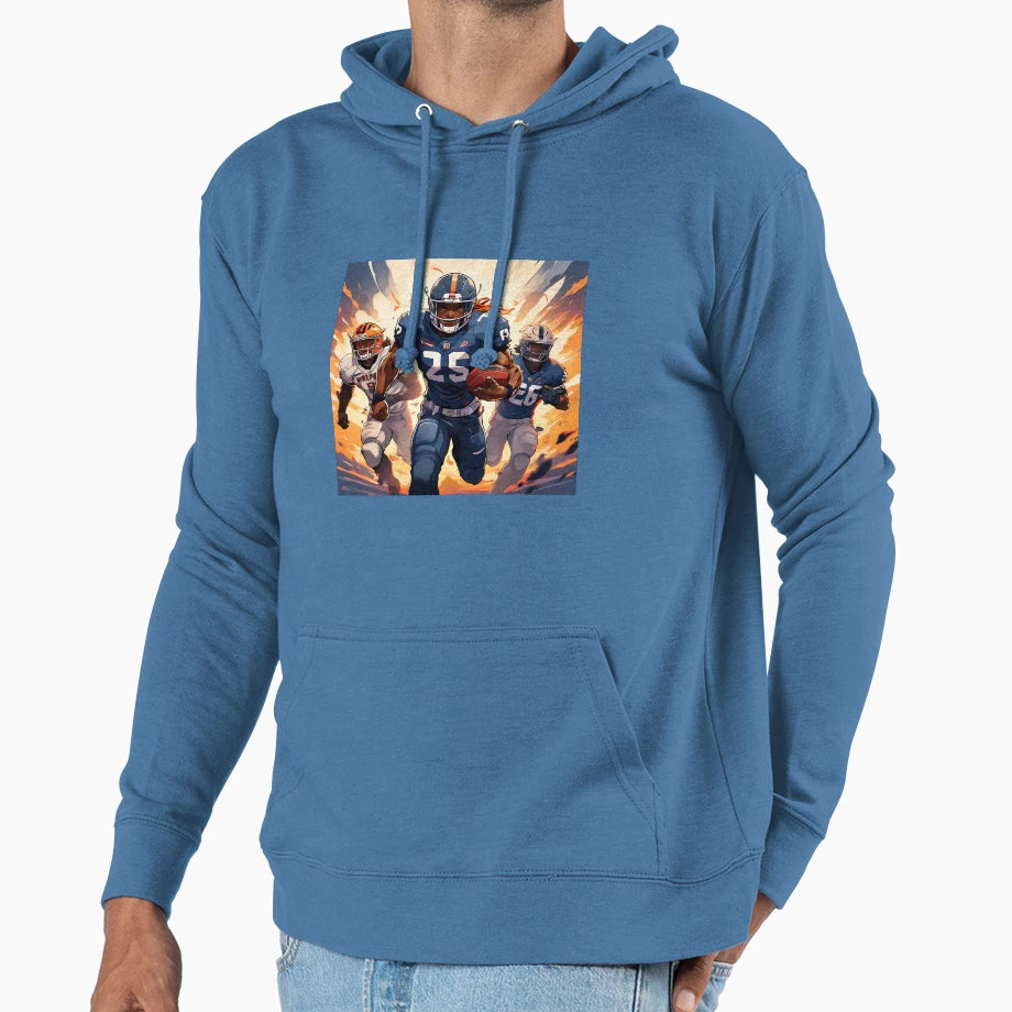 Iconic Stories American Football Hoodie - Unique Graphic Men Women - T-Shirt, Sweatshirt, Hoodie