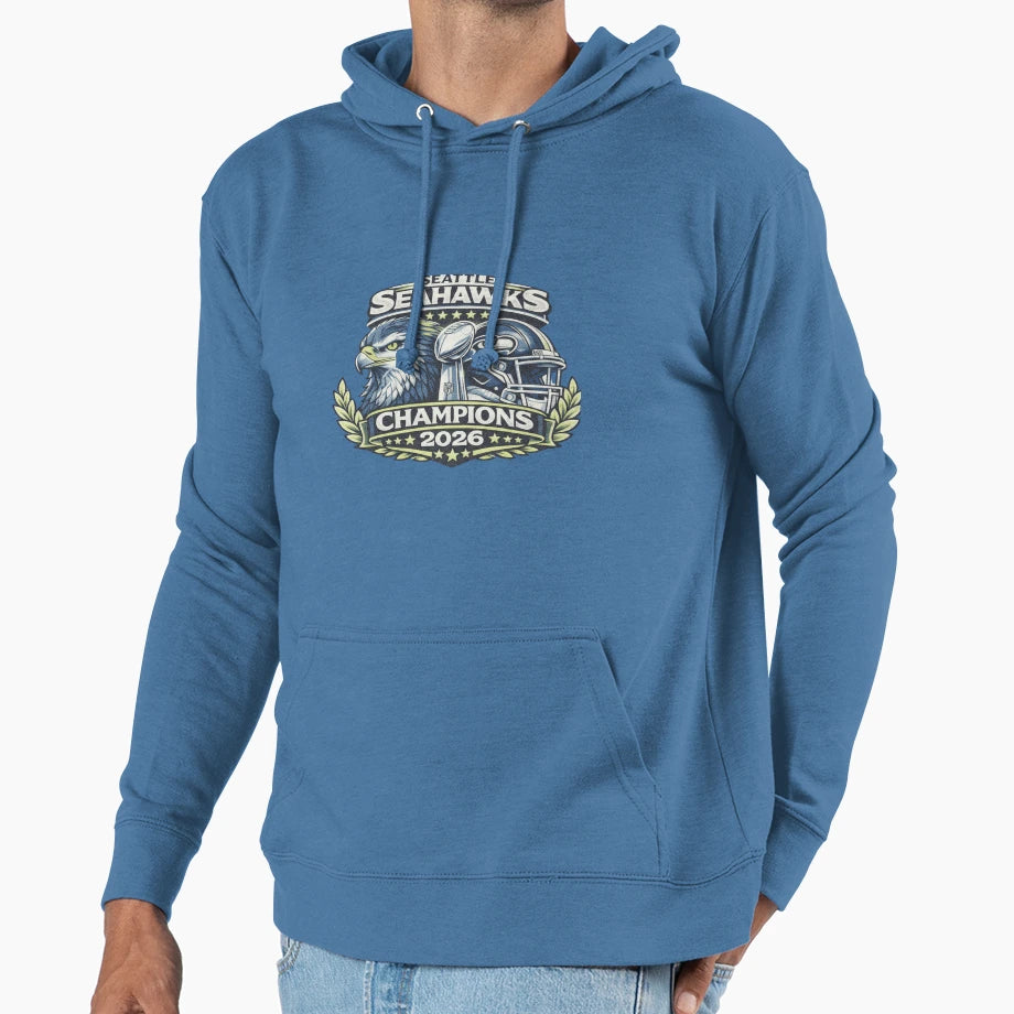 Seattle Seahawks Hoodie - Unique Graphic Men Women - T-Shirt, Sweatshirt, Hoodie