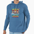 Miami 2026 Ocean Wave Football V3 T-Shirt - Streetwear Style Unisex - T-Shirt, Sweatshirt, Hoodie