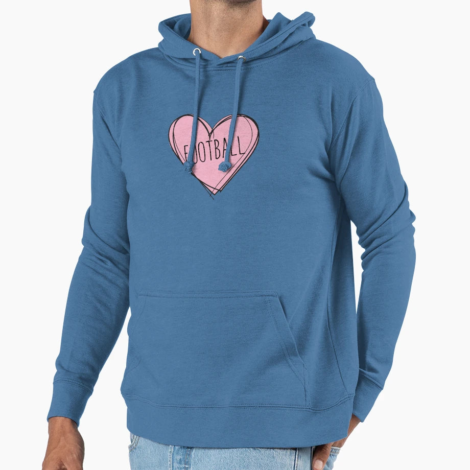 Football Hoodie - Custom Art Print for Adults - T-Shirt, Sweatshirt, Hoodie
