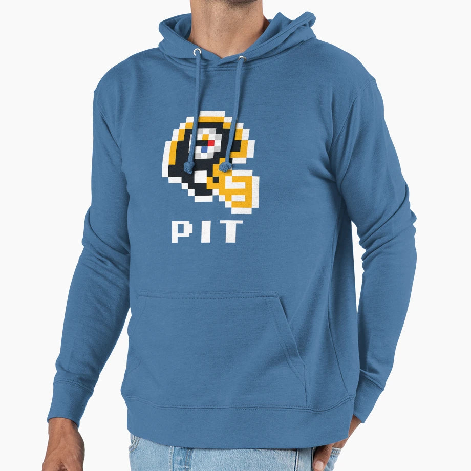 Pittsburgh Steelers Tecmo Super Hoodie - Casual Everyday Wear Men Women - T-Shirt, Sweatshirt, Hoodie