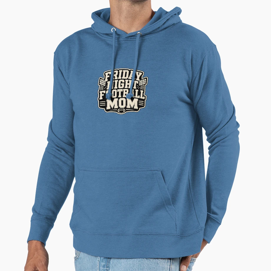Friday Night Football Mom Hoodie - Custom Art Print Men Women - T-Shirt, Sweatshirt, Hoodie