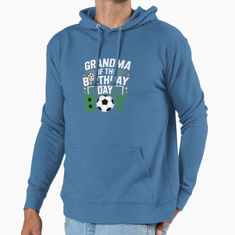 Soccer Grandma Birthday Party Hoodie - Casual Everyday Wear Men Women - T-Shirt, Sweatshirt, Hoodie