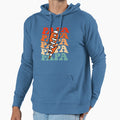Football Dad Papa Groovy Lightning Hoodie - Casual Everyday Wear Men Women - T-Shirt, Sweatshirt, Hoodie