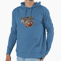 Mothers Day Womens Football Mom Leopard Hoodie - Unique Graphic Men Women - T-Shirt, Sweatshirt, Hoodie