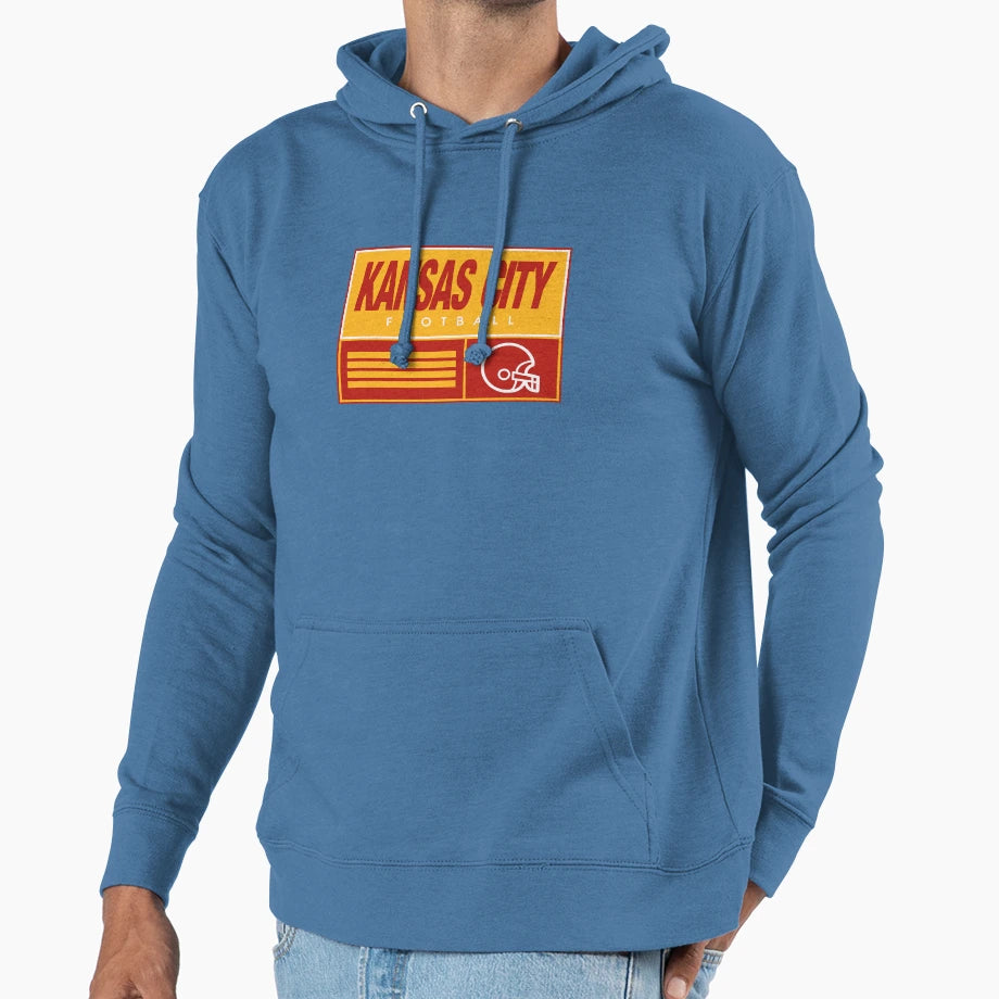 Kansas City Football Hoodie - Aesthetic Graphic for Adults - T-Shirt, Sweatshirt, Hoodie