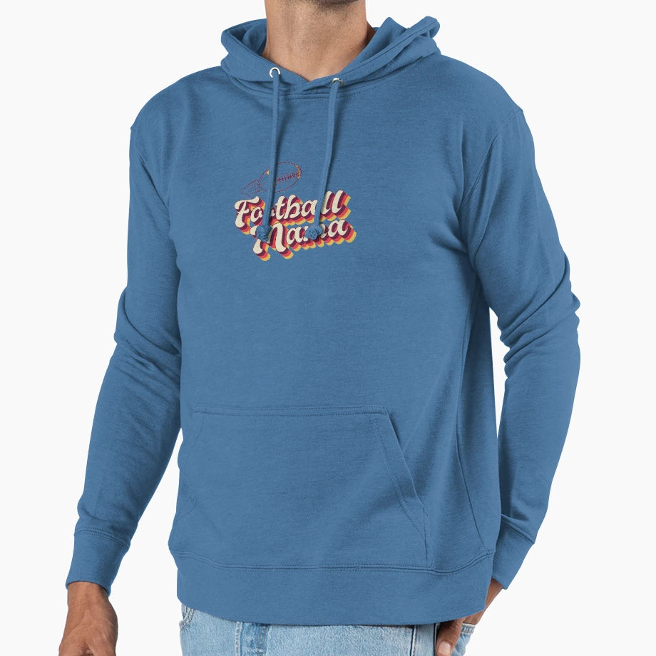Football Mama Game Day Mom Support Hoodie - Custom Art Print Men Women - T-Shirt, Sweatshirt, Hoodie