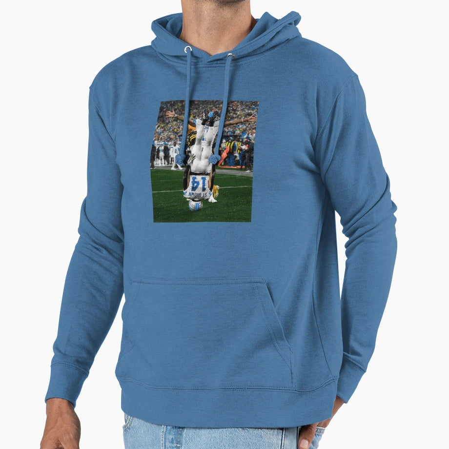 Amon Ra St Brown Celebration Hoodie - Custom Art Print Men Women - T-Shirt, Sweatshirt, Hoodie