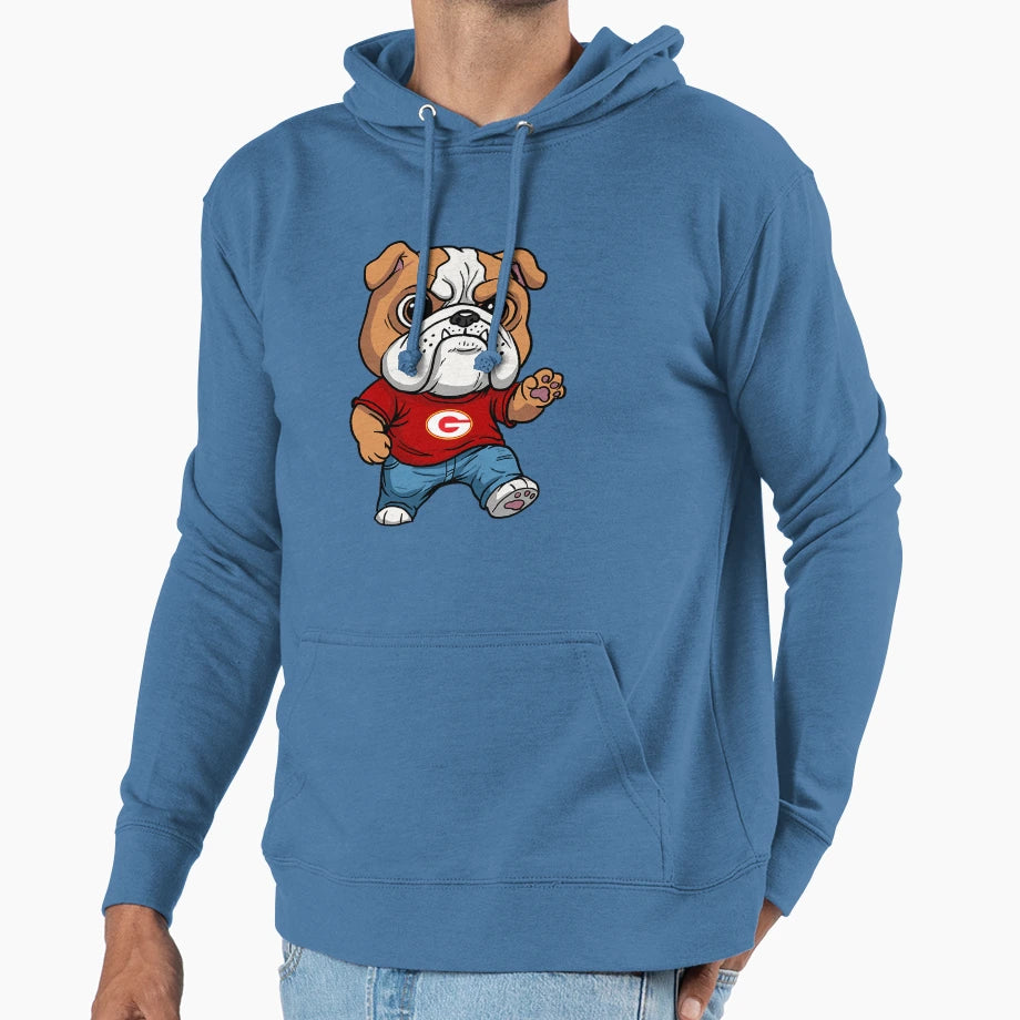 Goochland Bulldog Hoodie - Aesthetic Graphic for Adults - T-Shirt, Sweatshirt, Hoodie