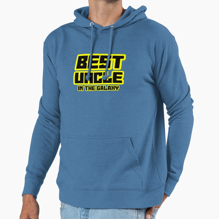 Best Uncle Galaxy Gift Hoodie - Unique Graphic Unisex - T-Shirt, Sweatshirt, Hoodie