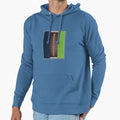 Football Navy Green And Gray Team Hoodie - Trendy Graphic for Adults - T-Shirt, Sweatshirt, Hoodie