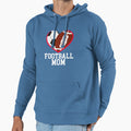 Soccer Mom Football Baller Heart Hoodie - Fun Novelty Design for Adults - T-Shirt, Sweatshirt, Hoodie