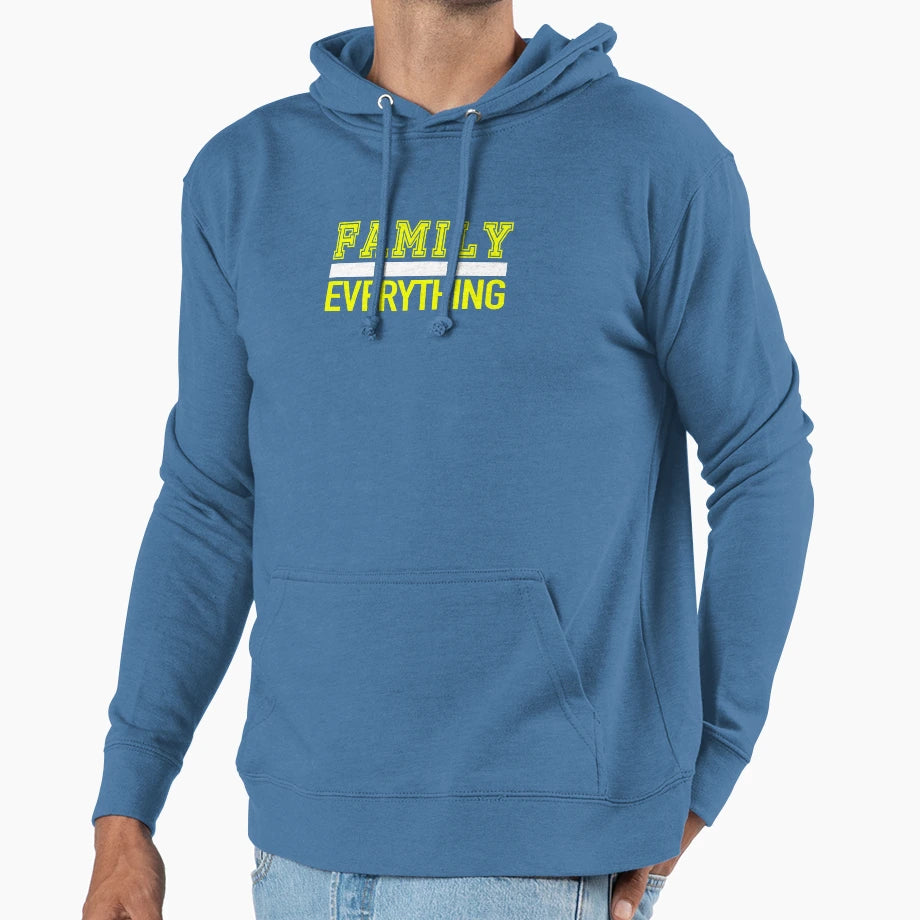 Awesome Family Over Everything Hoodie - Unique Graphic Unisex - T-Shirt, Sweatshirt, Hoodie