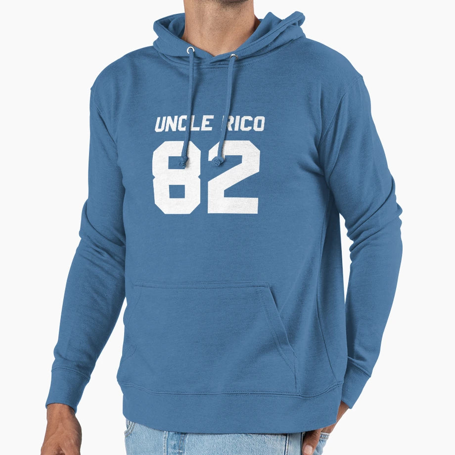 Uncle Rico Dynamite Football Jersey Hoodie - Minimalist Print Men Women - T-Shirt, Sweatshirt, Hoodie