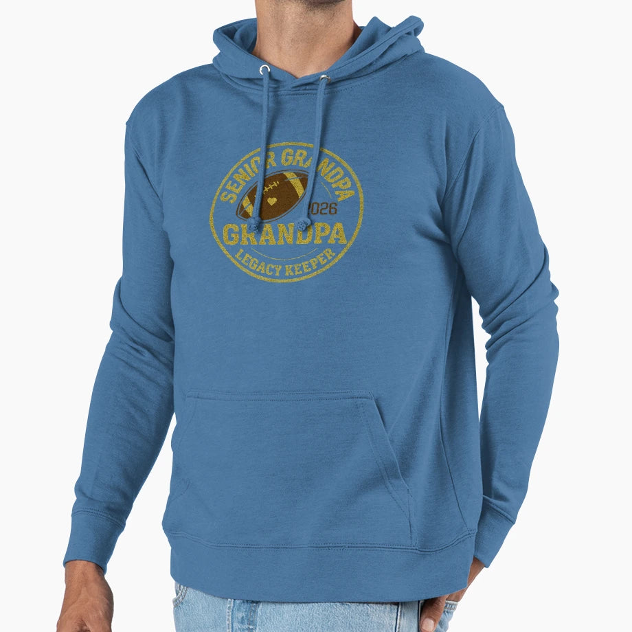 Senior Grandpa Legacy Keeper Hoodie - Graphic Print Unisex - T-Shirt, Sweatshirt, Hoodie