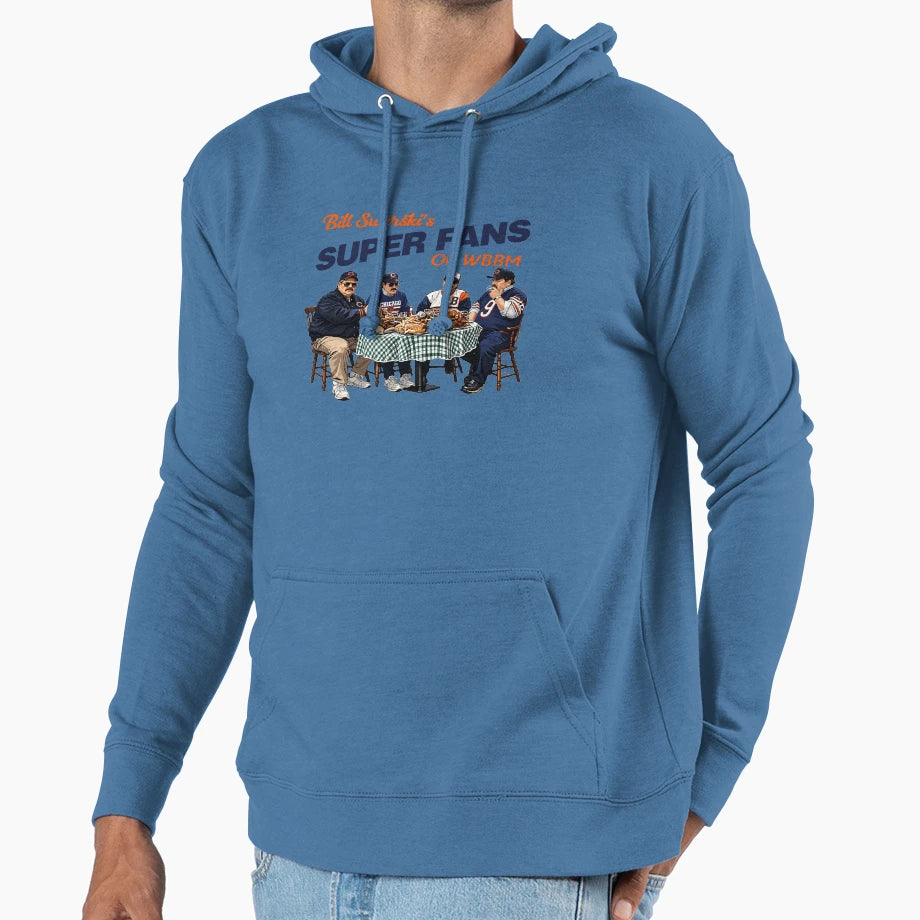 Bill Swerskis Super Fans Hoodie - Novelty Apparel Unisex - T-Shirt, Sweatshirt, Hoodie