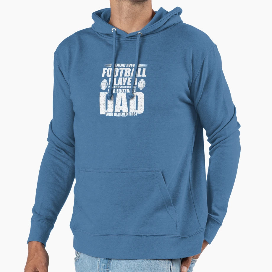 Football Player Football Dad Hoodie - Unique Graphic Unisex - T-Shirt, Sweatshirt, Hoodie