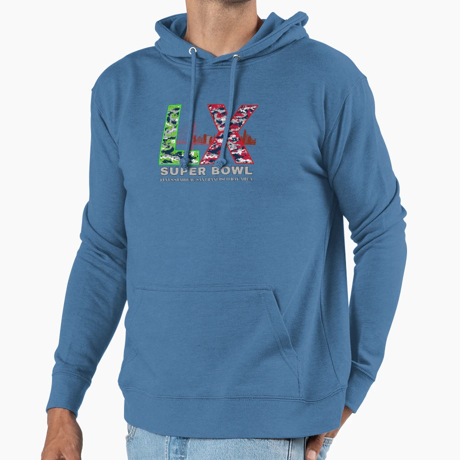 Super Bowl 2026 Hoodie - Trendy Graphic Unisex - T-Shirt, Sweatshirt, Hoodie