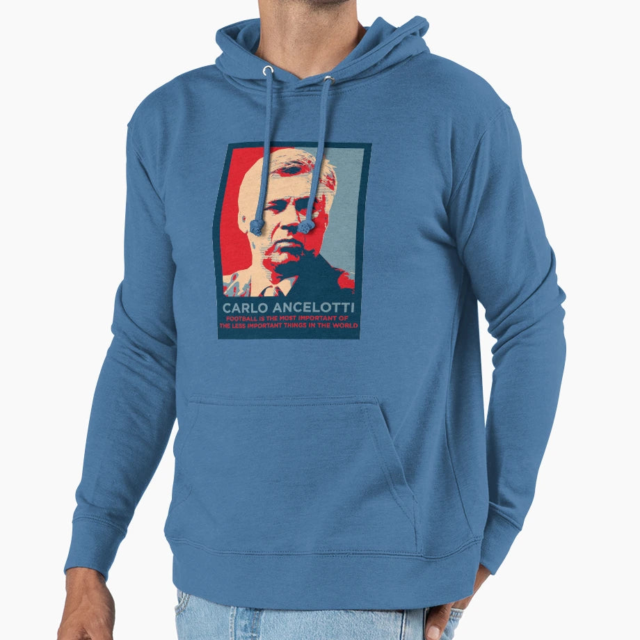 Carlo Ancelotti Coach Hoodie - Streetwear Style Men Women - T-Shirt, Sweatshirt, Hoodie